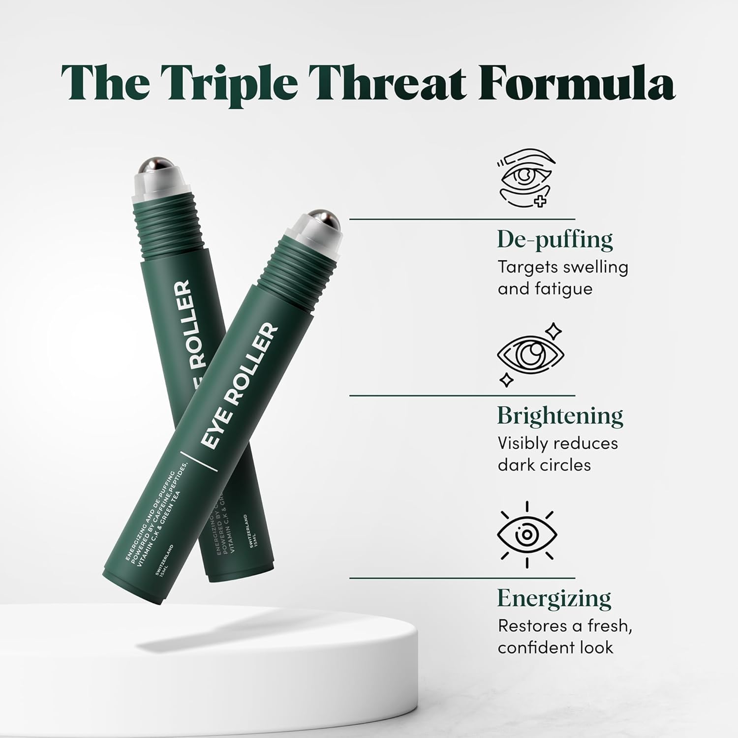Thumbnail 3 de Wolf Project Under Eye Roller mit Koffein, Vitamin C und Peptiden – Augenserum gegen Schwellungen & dunkle Augenringe (15 ml)