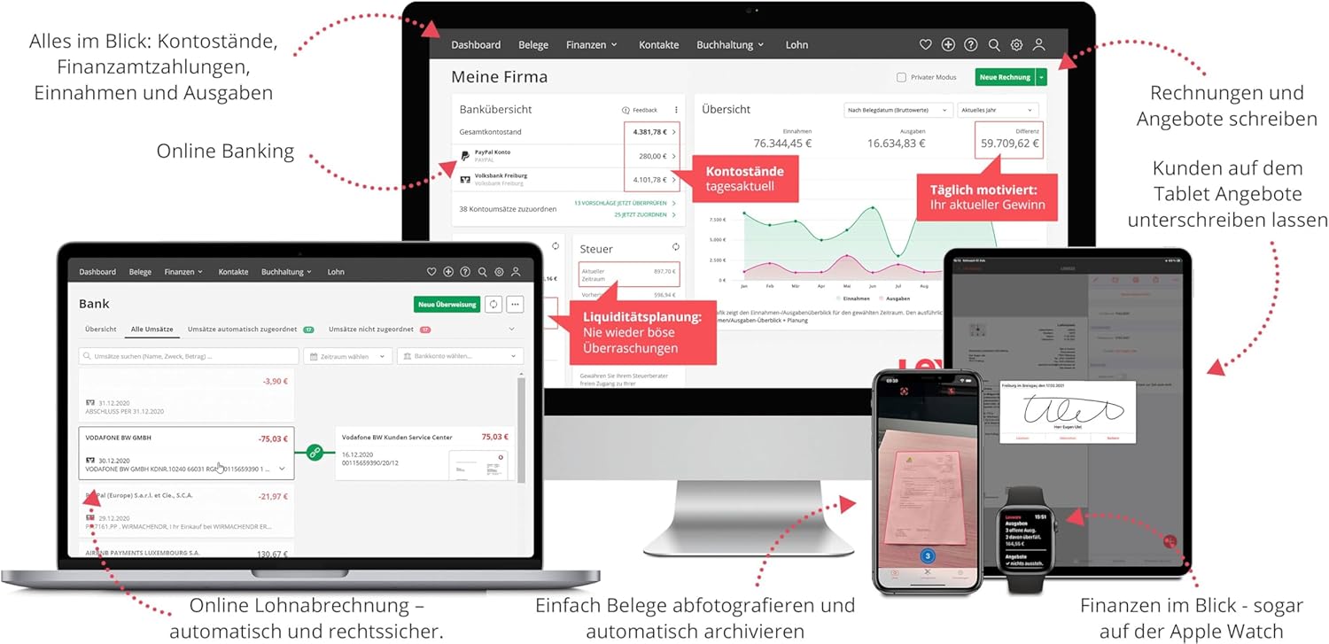 Detalle 2 de Lexware Office XL 365 Tage Aktivierungscode
