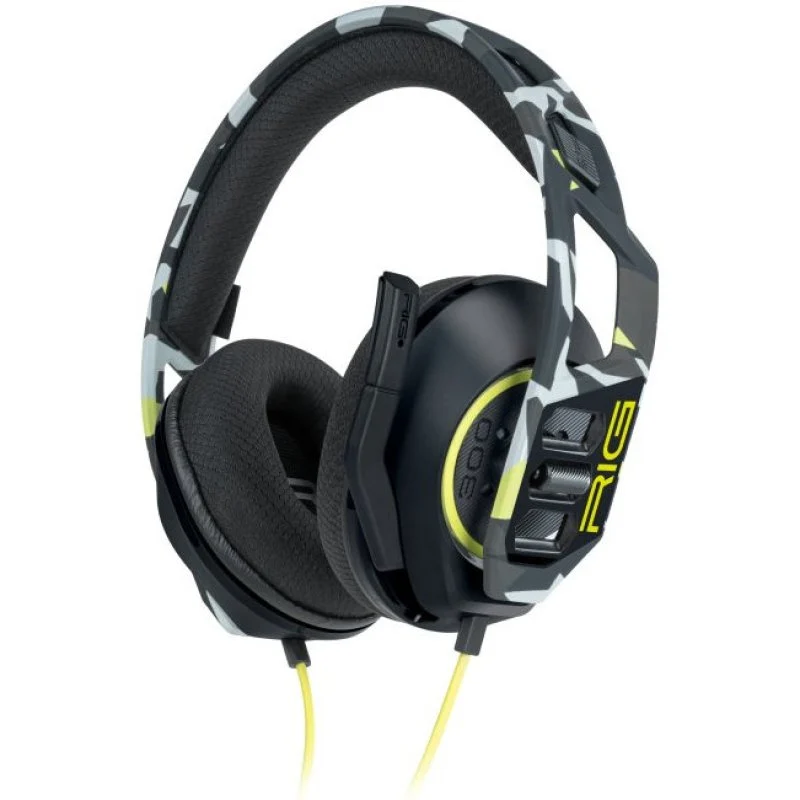 Detalle de Nacon RIG 300 PRO HS para PS5 y PS4 en camuflaje