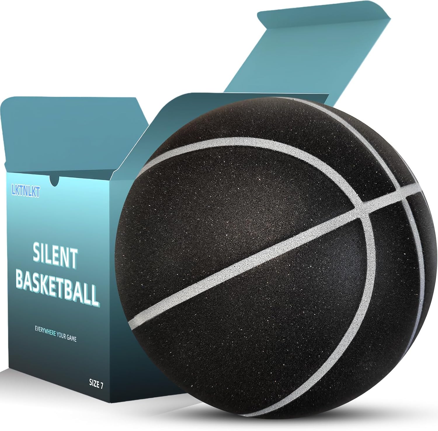 Detalle de LKTNLKT Silent Basketball Size 7, 29.5-Inch PU Foam Indoor Ball