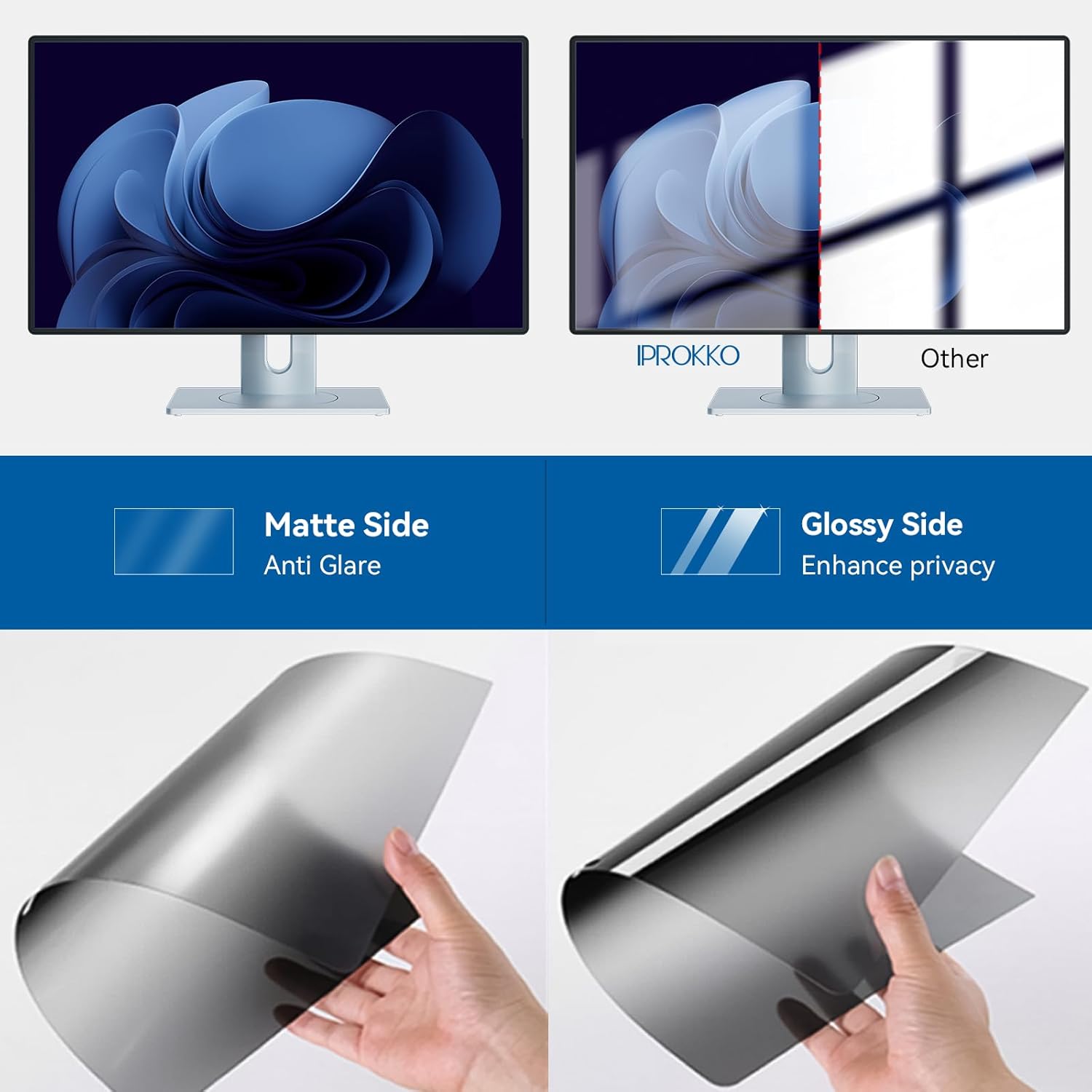 Thumbnail 2 de IPROKKO 24 Inch Privacy Screen Filter 24