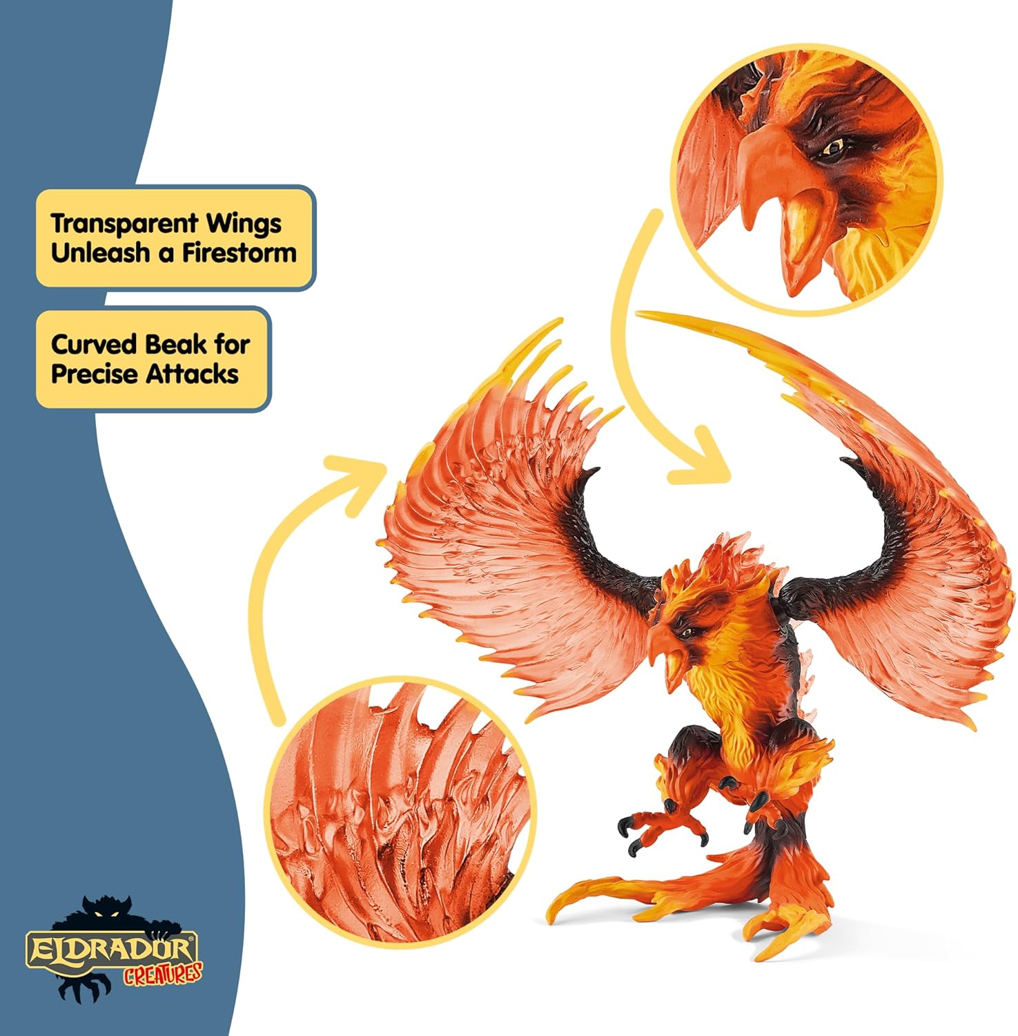 Thumbnail 3 de Schleich Águila de fuego 42511 🦅 De Colección Fantasía