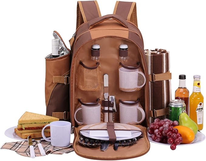 APOLLO WALKER Mochila Picnic Set para 4 Personas