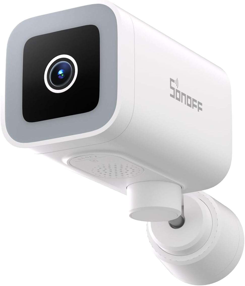 Detalle de SONOFF CAM-B1P Outdoor Security Camera: 2K HD, 180° View and AI Detection