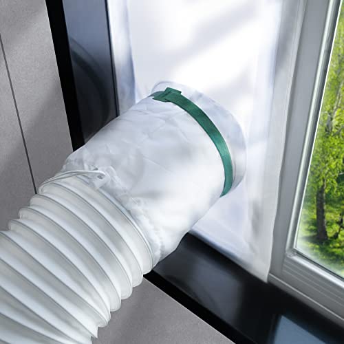 Loviga Sellado de Ventana Corredera para Secadora y Aire Acondicionado Portátil – Kit 25×102–162 cm