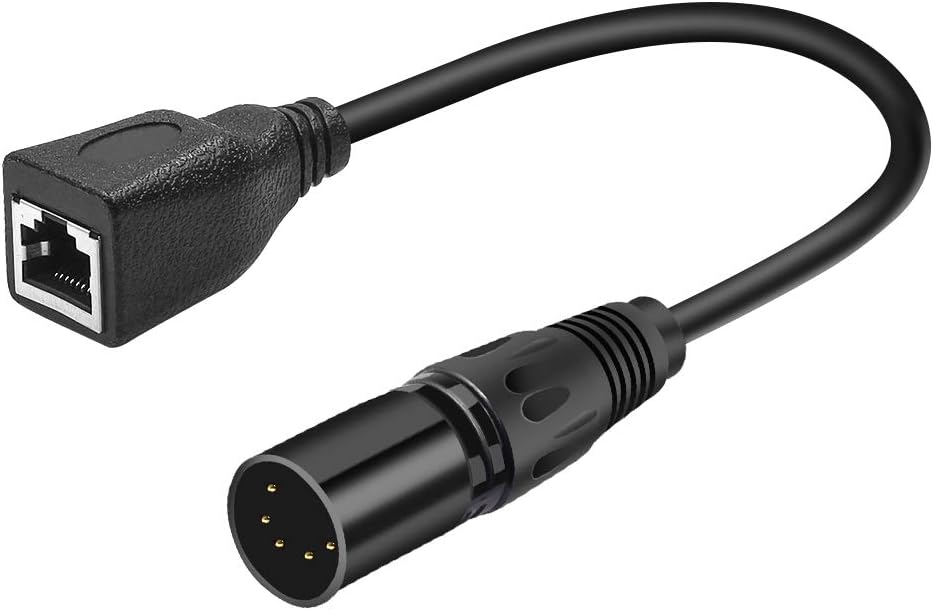Detalle de SiYear DMX adapter cable, 30 cm
