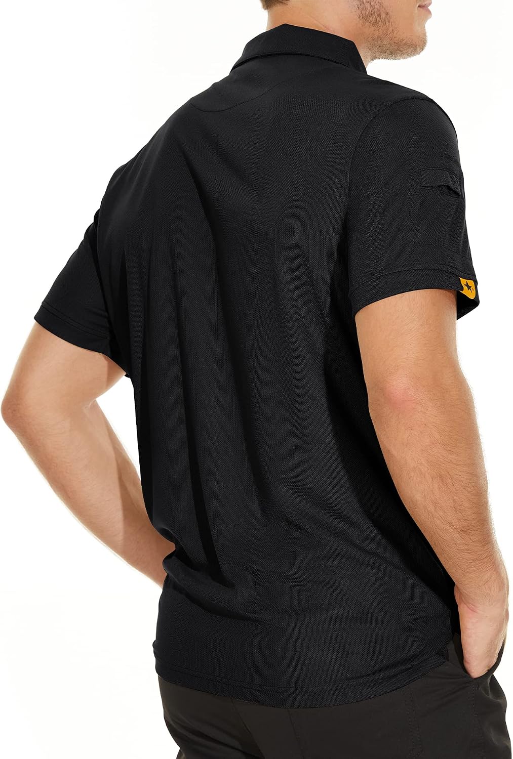 Detalle 2 de V VALANCH Men’s Short Sleeve Moisture-Wicking Golf Polo (Polo Shirt / Tennis Shirt)