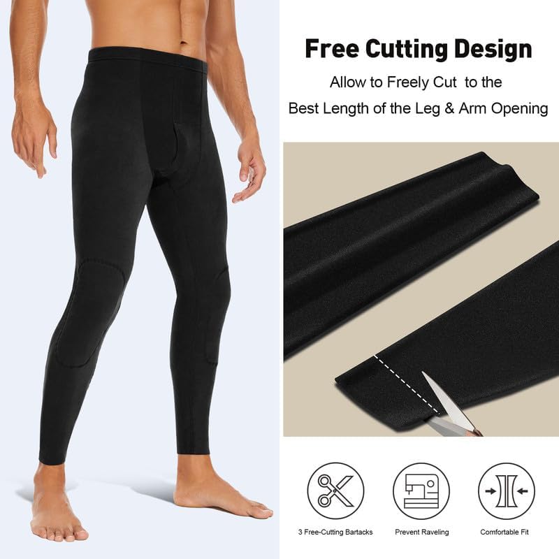 Thumbnail 4 de SIMIYA Men's Thermal Long Johns, 2-Pack Fleece-Lined Base Layer