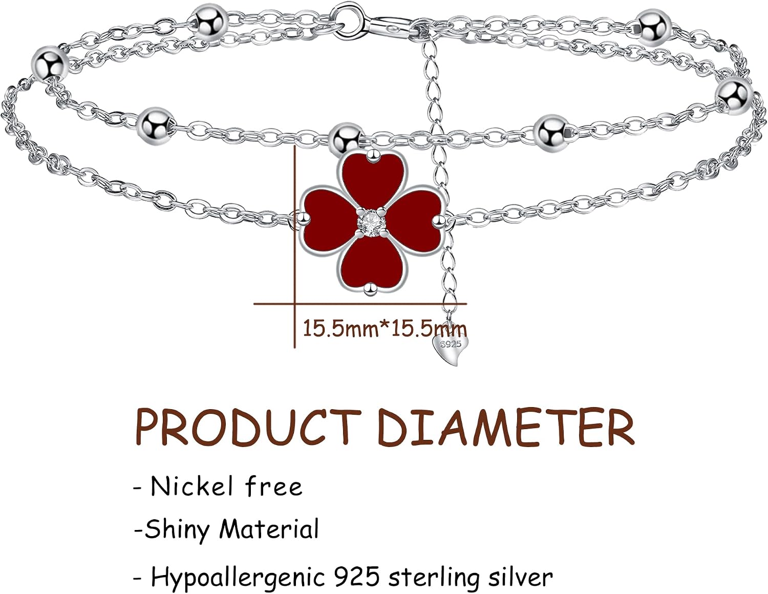 Thumbnail 5 de Yinsen Pétalo Pulsera ajustable 17+4 cm