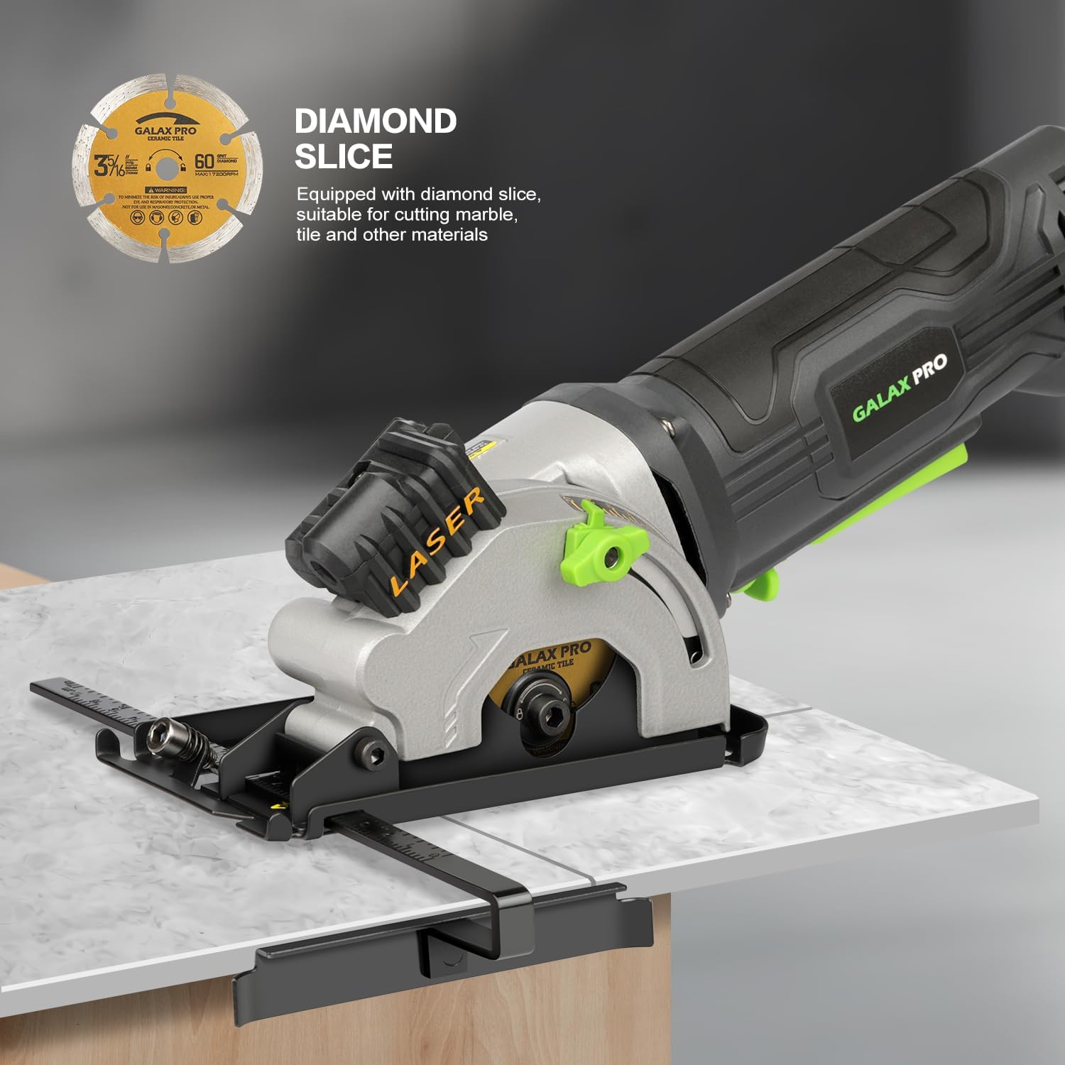Thumbnail 4 de GALAX PRO Mini Circular Saw (580W, 85mm blades) with Laser Guide Rails