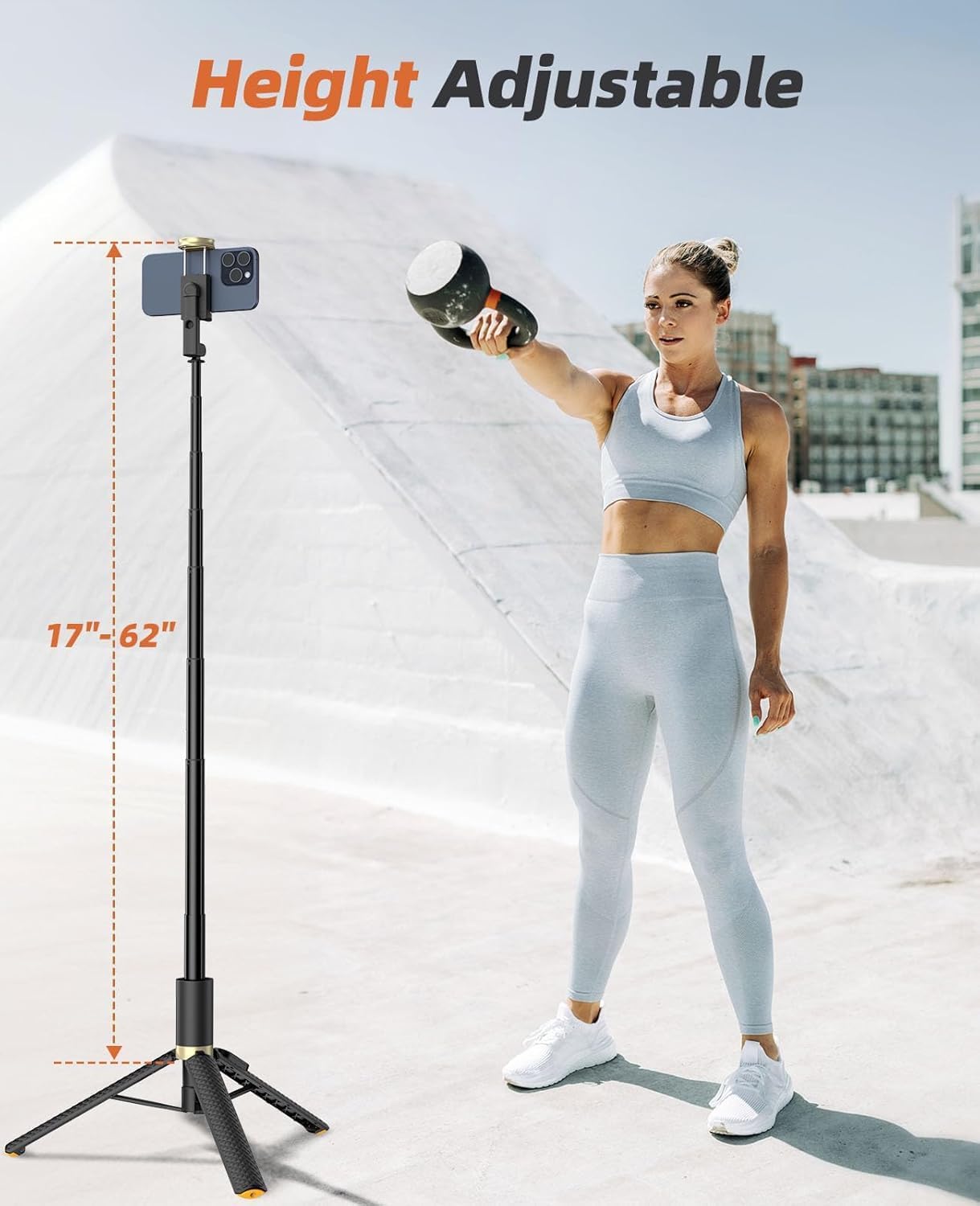 Detalle 2 de Vimose 62" Phone Tripod Stand