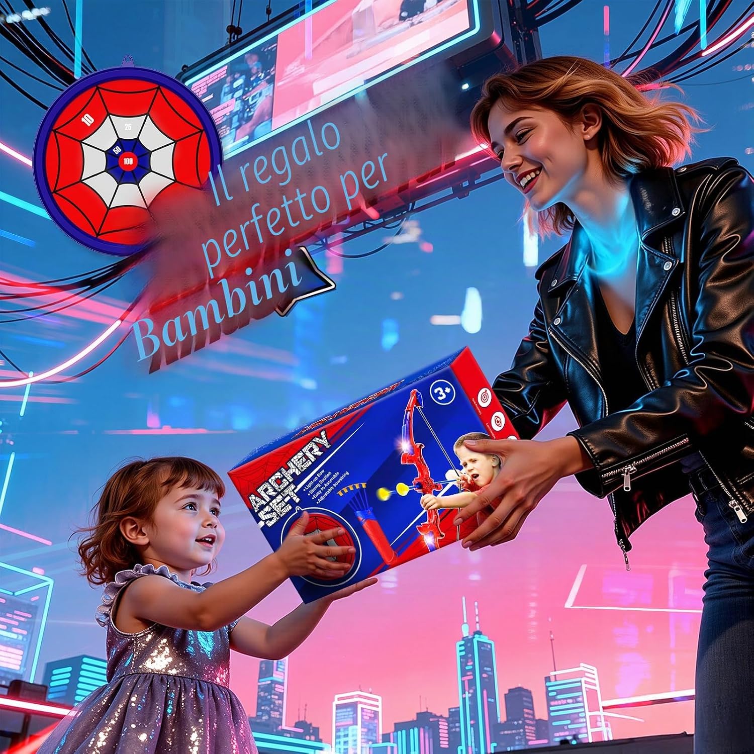 Thumbnail 6 de Toyokid Archi e Frecce LED: set avventure per bambini 3–12 anni con bersaglio incluso