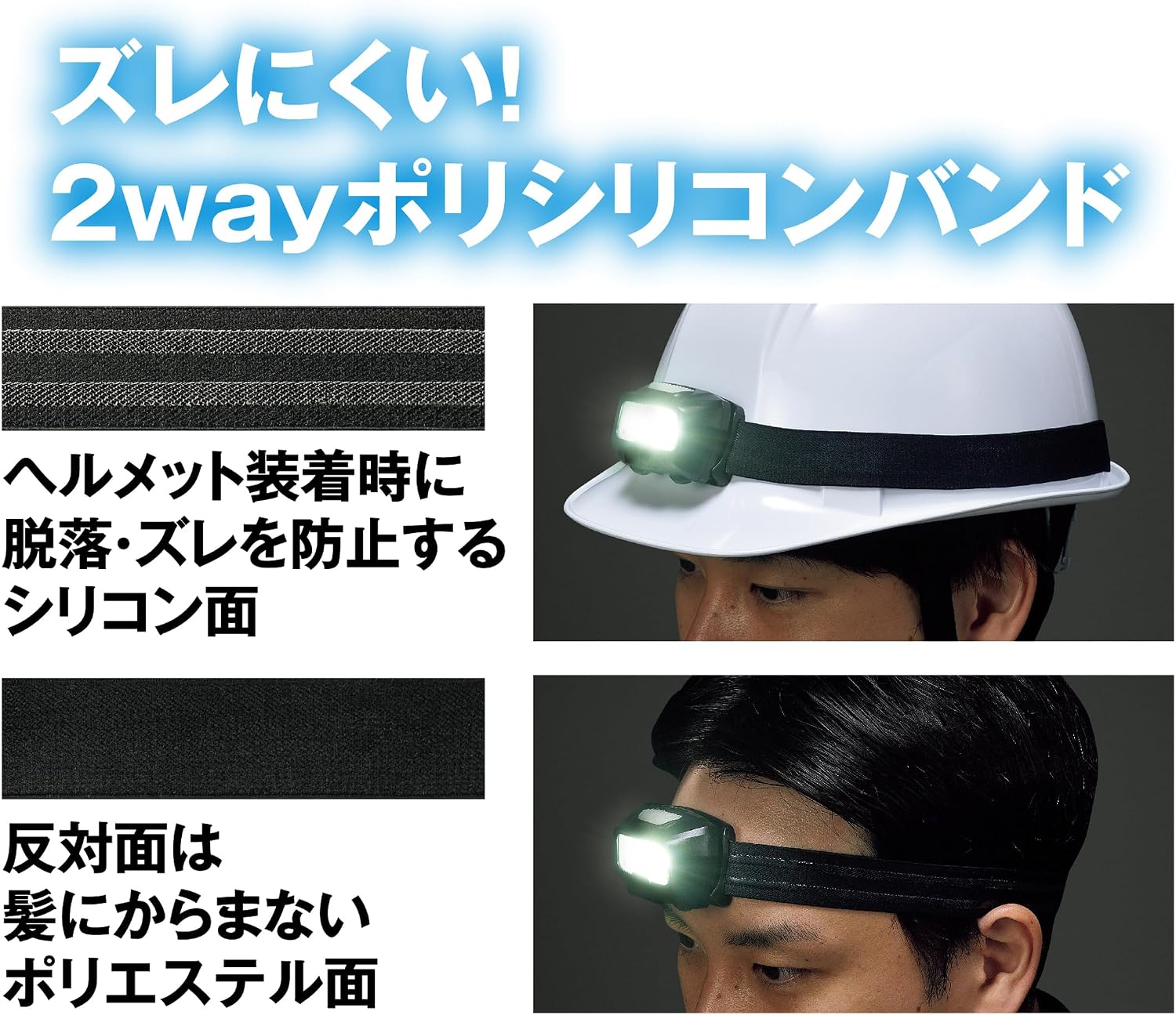 Detalle de 高儀 LHL-6SLiA 充電式LEDヘッドライト センサー操作・白色/赤色灯・最大350ルーメン