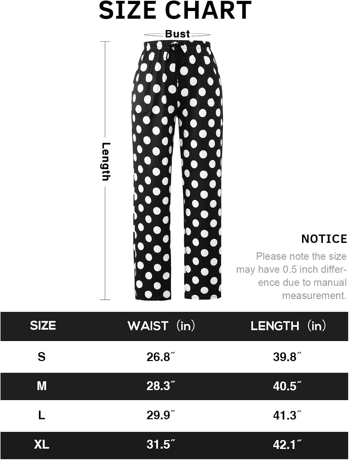 Thumbnail 5 de Knuffnee Damen-Schlafanzughosen im 2er-Set, lang & karriert – Stretch-Loungehose mit Taschen