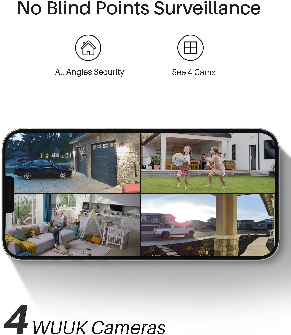 Thumbnail 3 de WUUK 2K Wireless Outdoor Security Camera