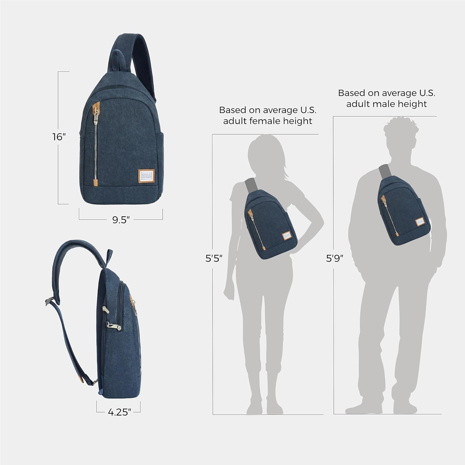 Detalle de Travelon Anti-Theft Heritage Sling