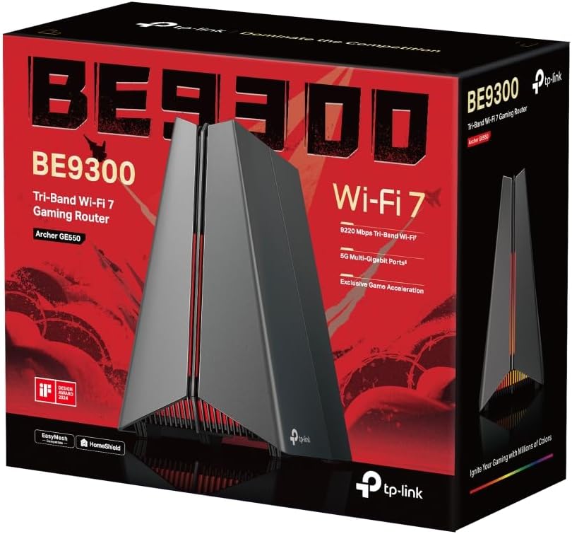 Thumbnail 6 de TP-Link Archer GE550 WiFi 7 Gaming Router (Archer GE550, BE9300, tri-band up to 9220 Mbps)