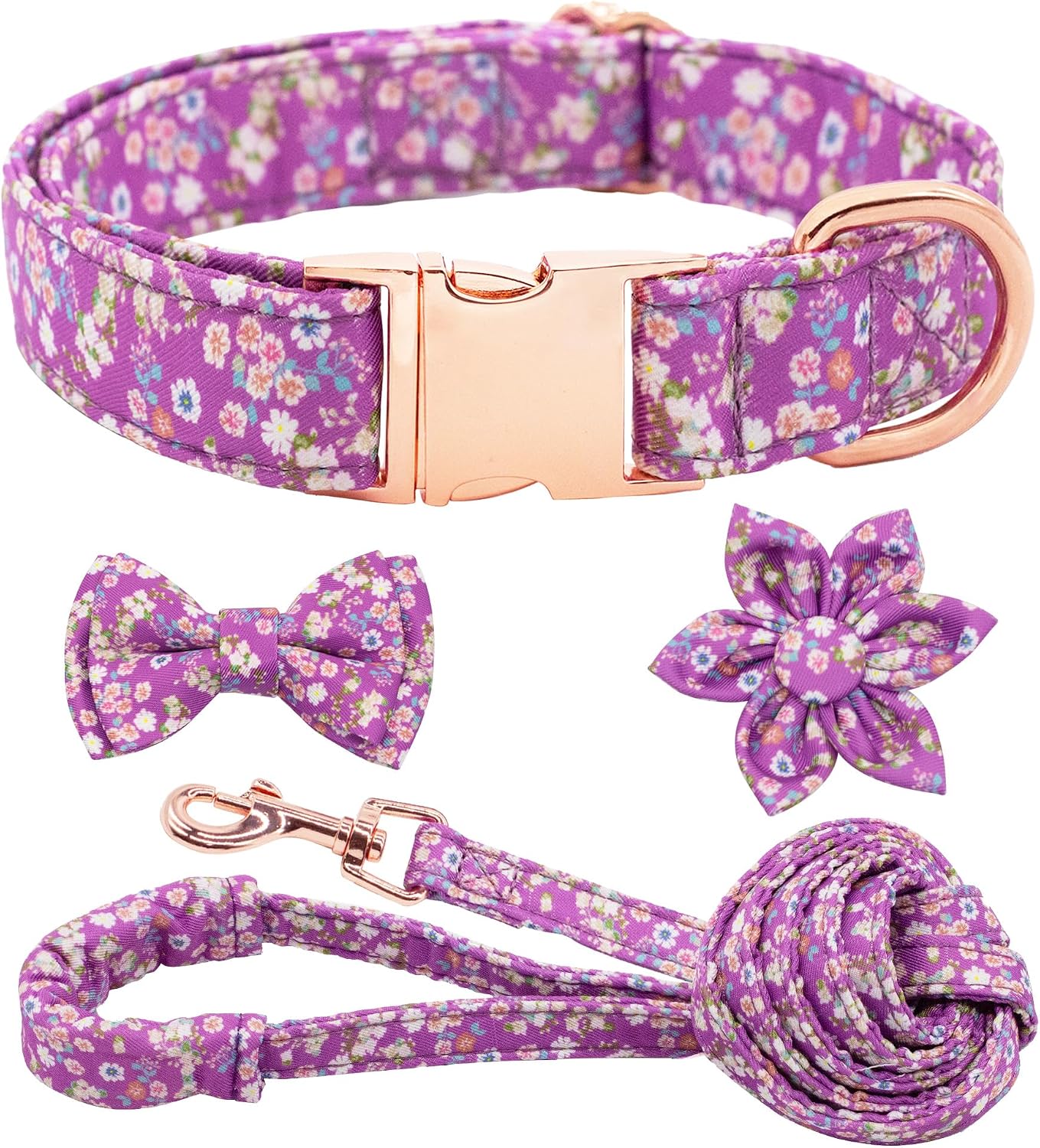 Detalle de Dote on Dog Collar Set Purple S