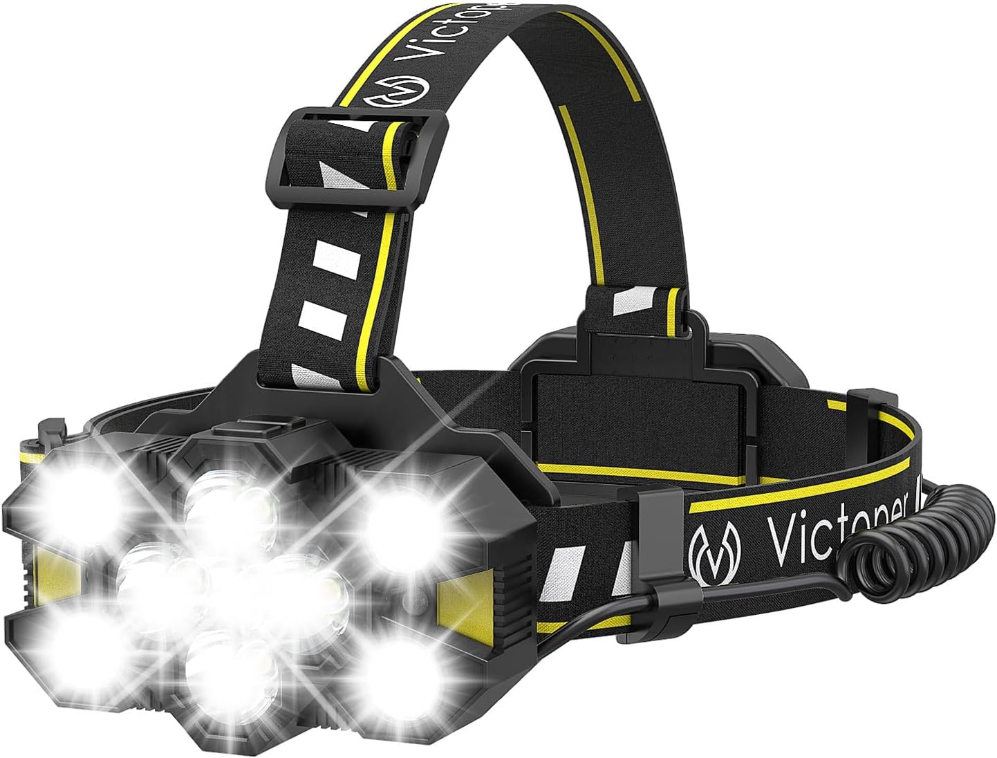 Detalle de Victoper Head Torch 25,000 lumen rechargeable headlamp