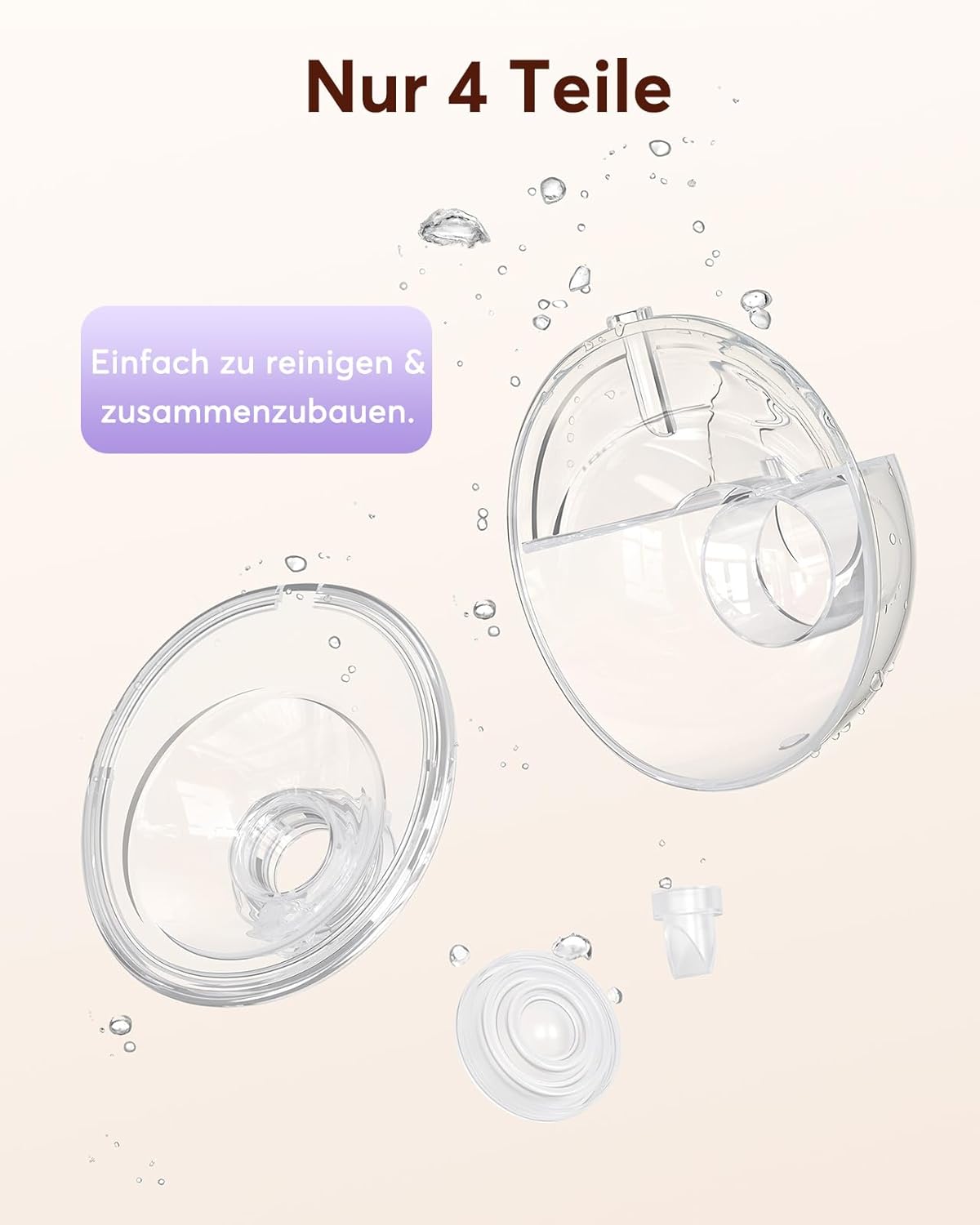 Thumbnail 5 de Haokoo Milchpumpe Elektrisch Freihändig – leise, flexibel und kinderleicht für Stillende Anfängerinnen