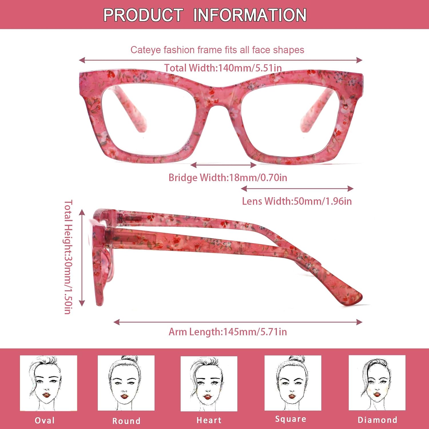 Detalle de ZOECENT Reading Glasses 2.00
