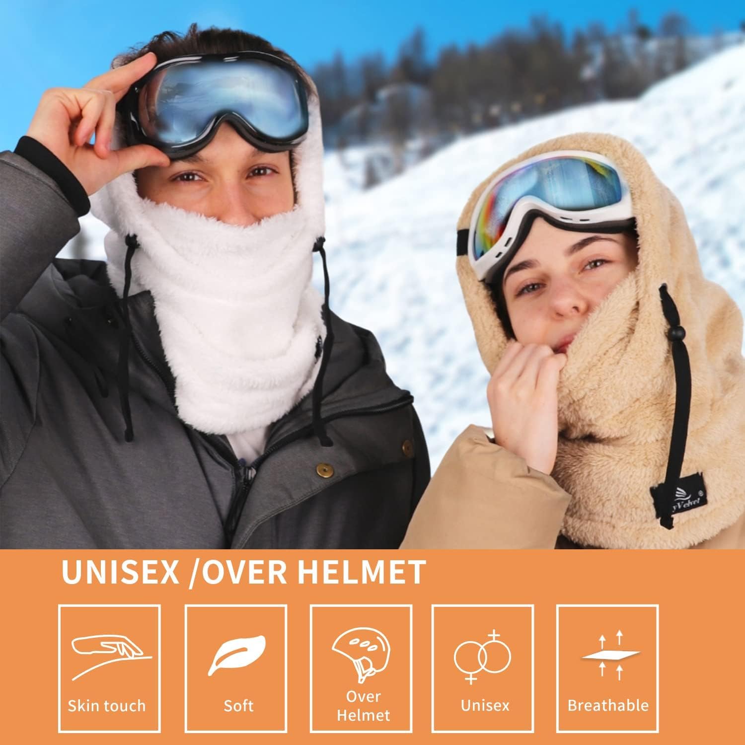 Detalle 2 de Shy Velvet Cagoule polaire coupe‑vent respirante pour ski