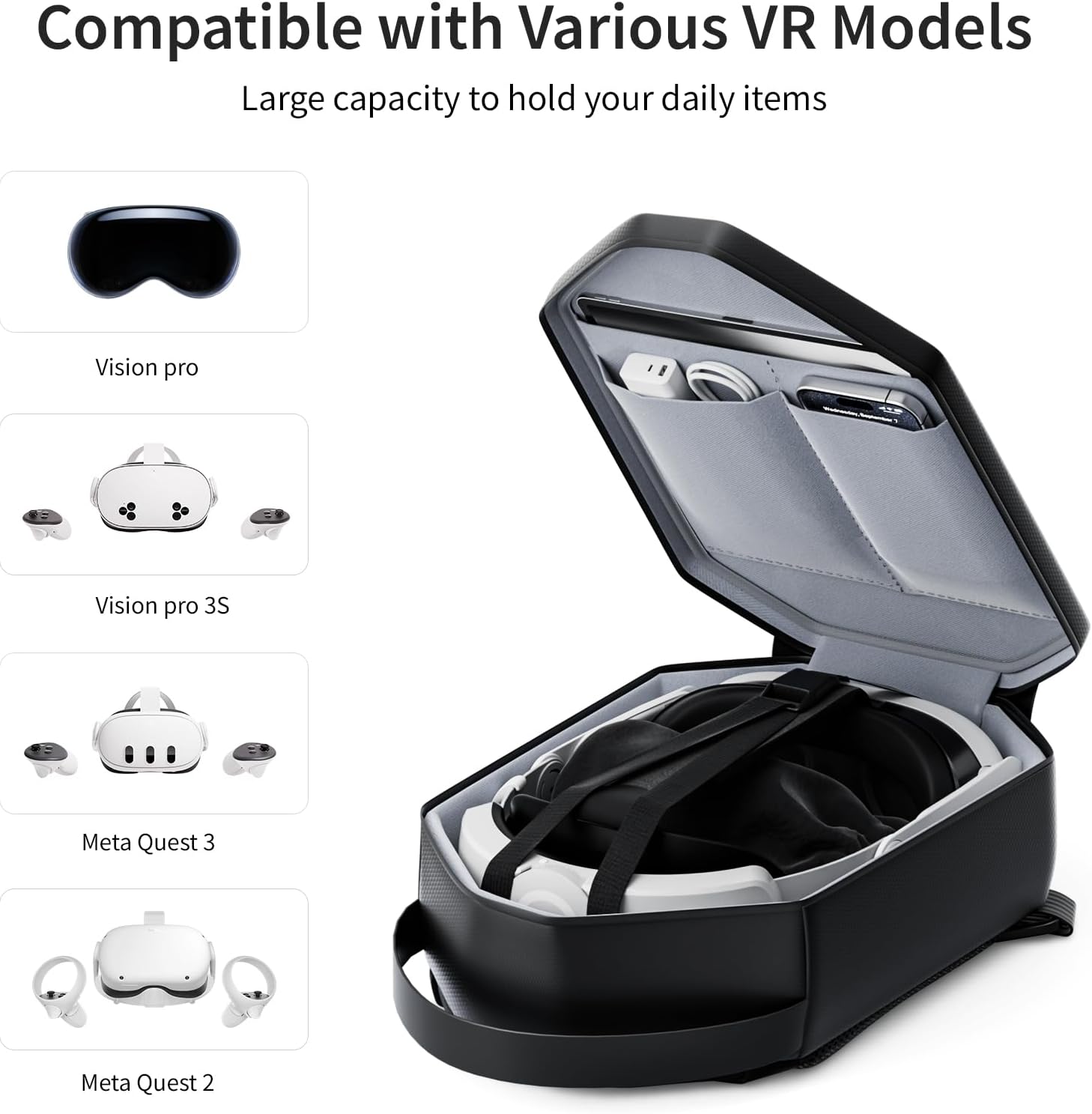 Thumbnail 1 de ZOZOVR Tragetasche VR Hartschale für Quest