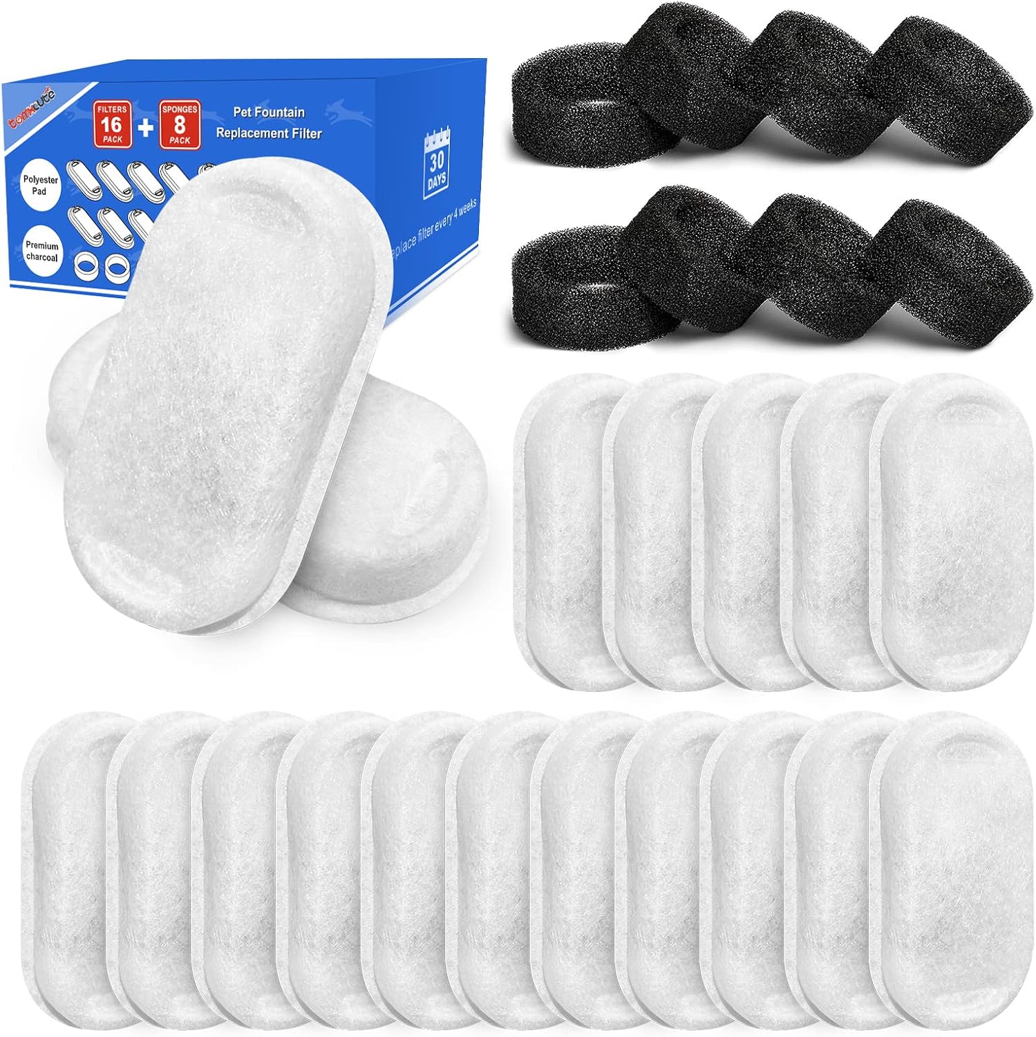 Detalle de TOMXCUTE replacement filters, 16 pcs