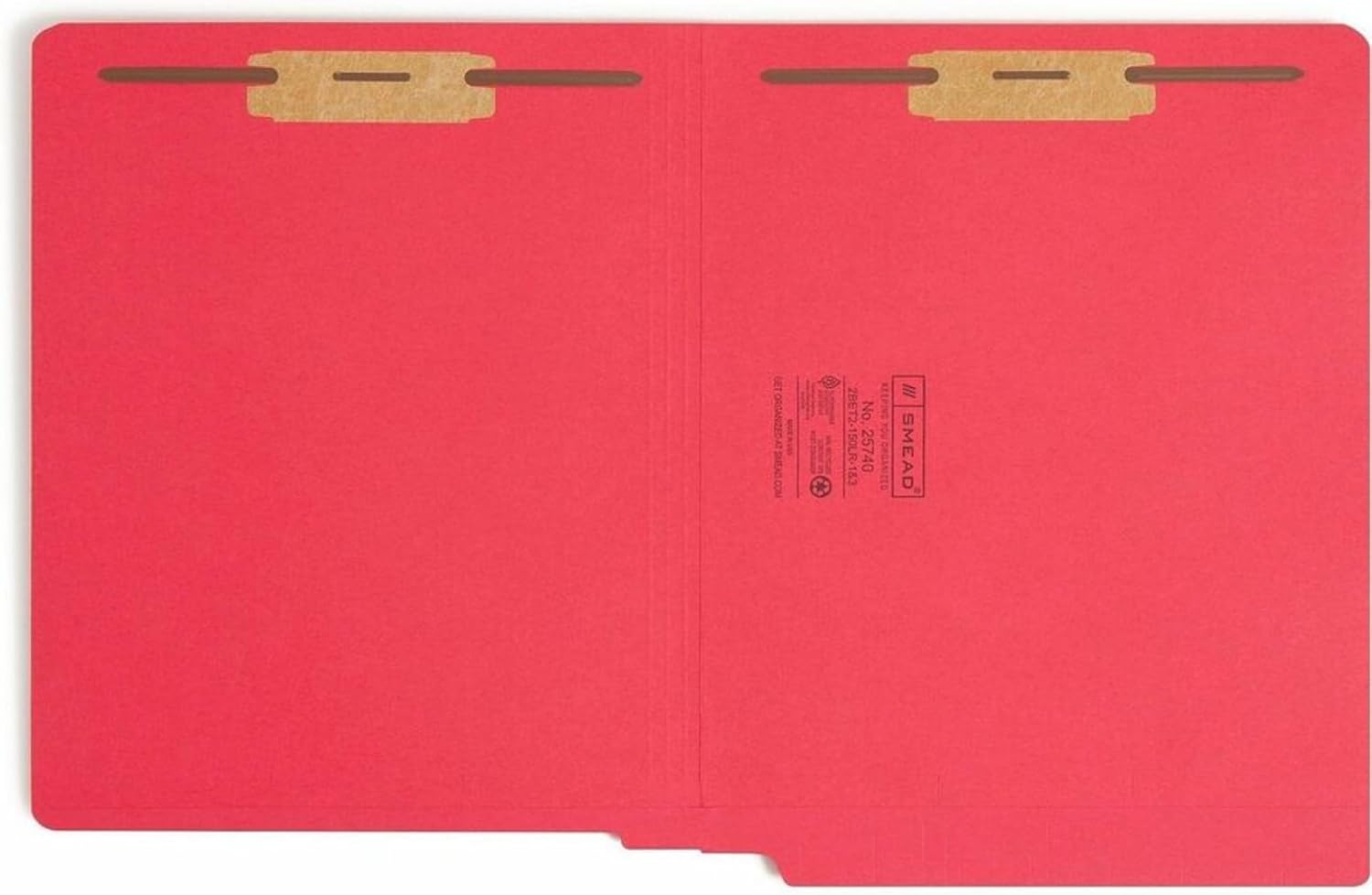 Detalle 2 de Smead End Tab Fastener File Folder, Letter Size