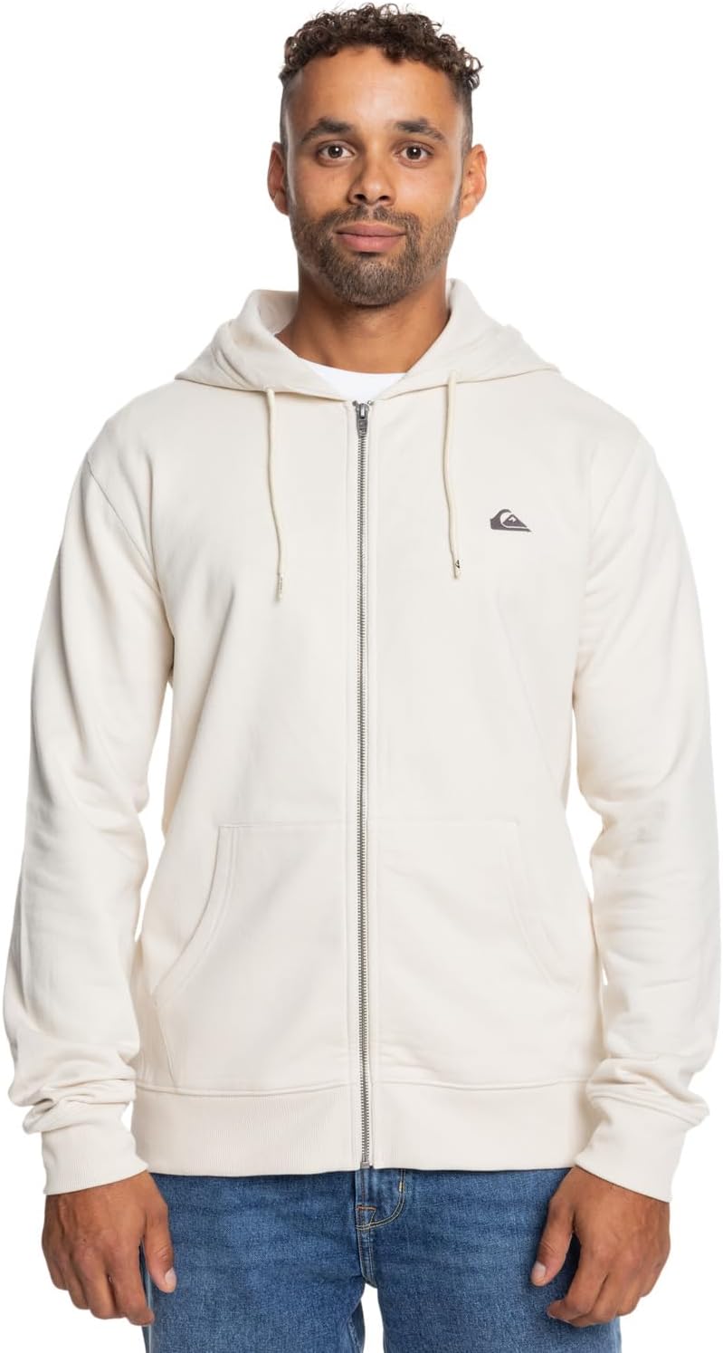 Detalle de Quiksilver Keller Block Zip Maglione Uomo (Pacco da 1) – stile casual e praticità