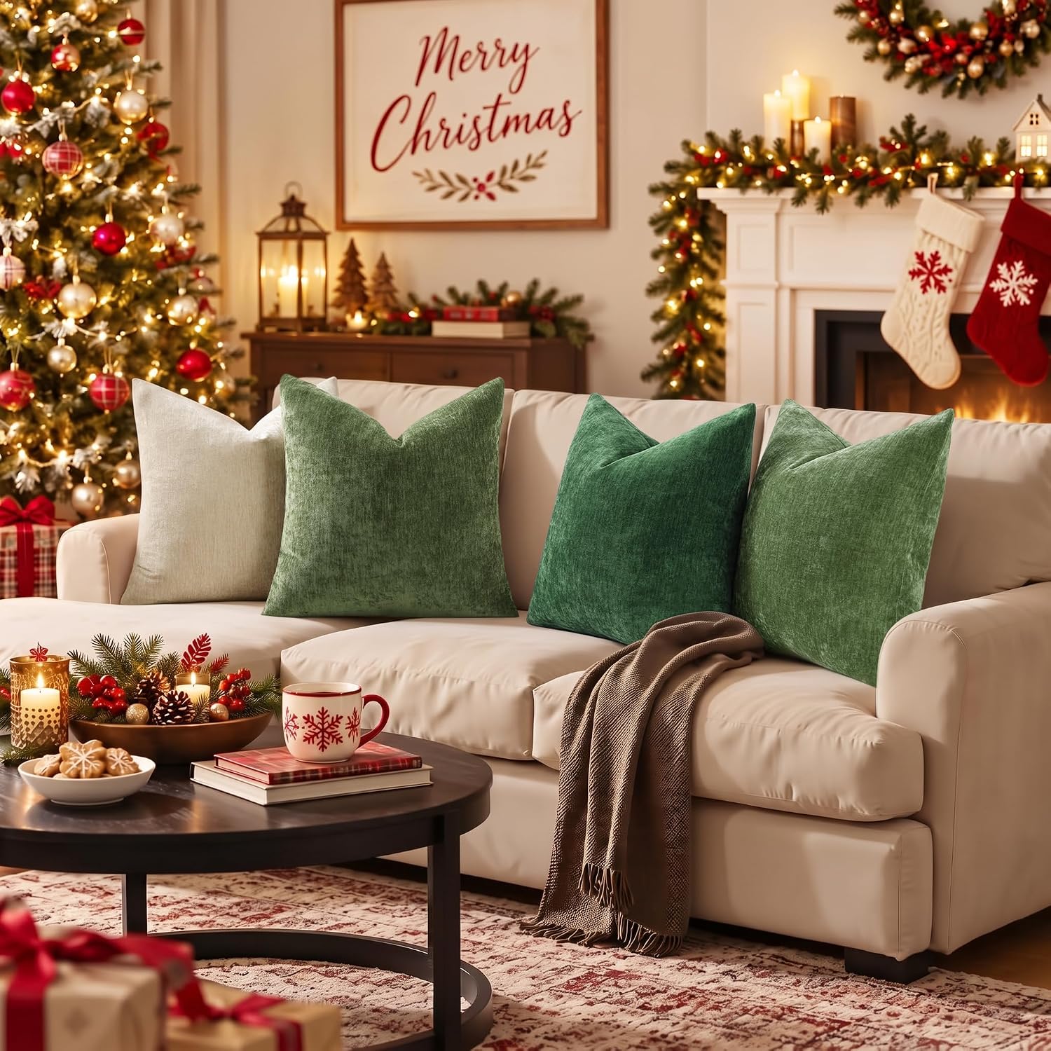 Detalle 2 de decorUhome Chenille Pillow Covers 22x22