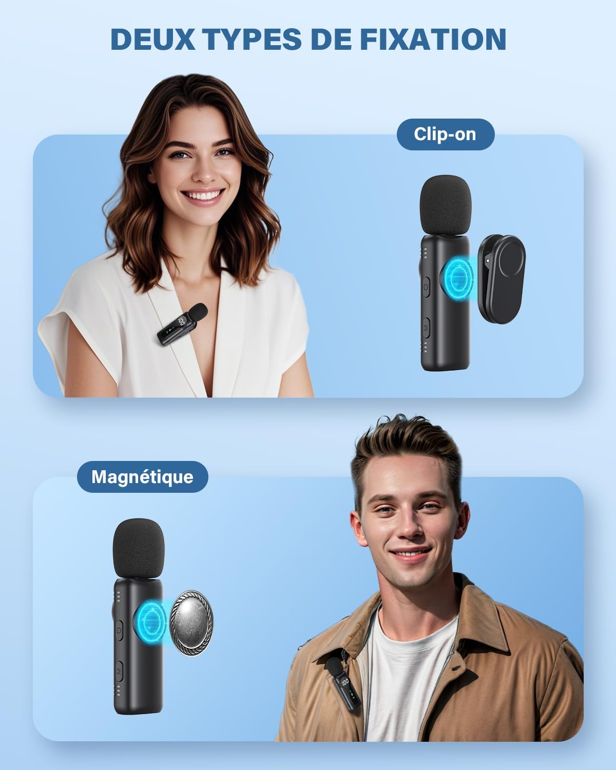 Thumbnail 6 de Newmight Micro Cravate sans Fil Plug & Play — simplicité audio pour vos interviews et vlogs