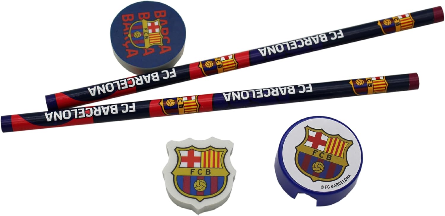 Thumbnail 1 de CYPBRANDS GS-719-BC FC Barcelona-schrijfwarenset met potloden en gummen