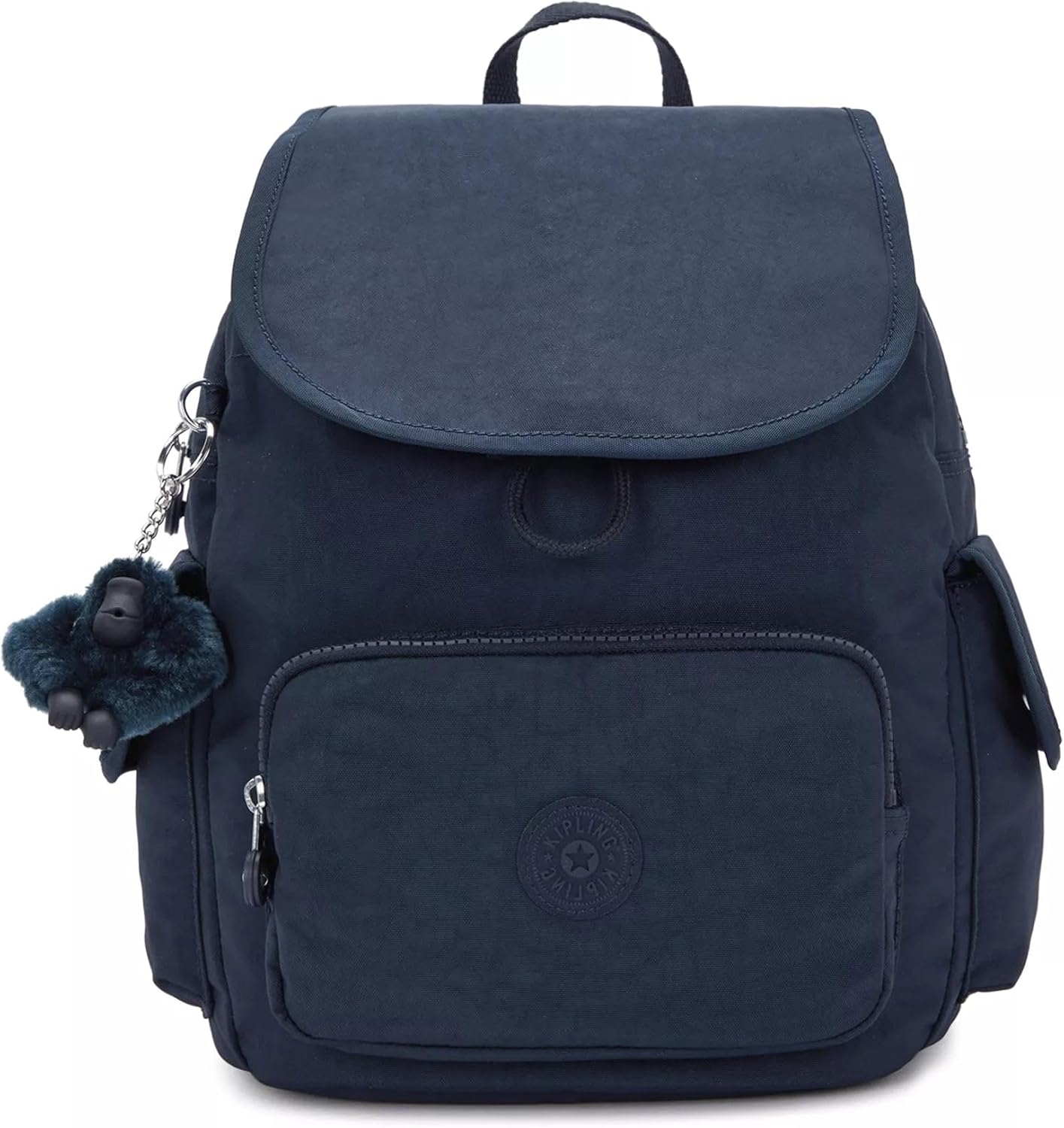 Detalle de Kipling City Pack S, Zaino Piccolo con pon-pon scimmietta e chiusure magnetiche