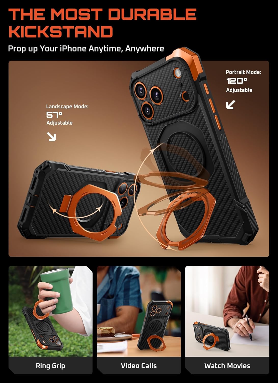 Thumbnail 3 de SUPCASE AramidOG iPhone 17 Pro Max Case 6.9"