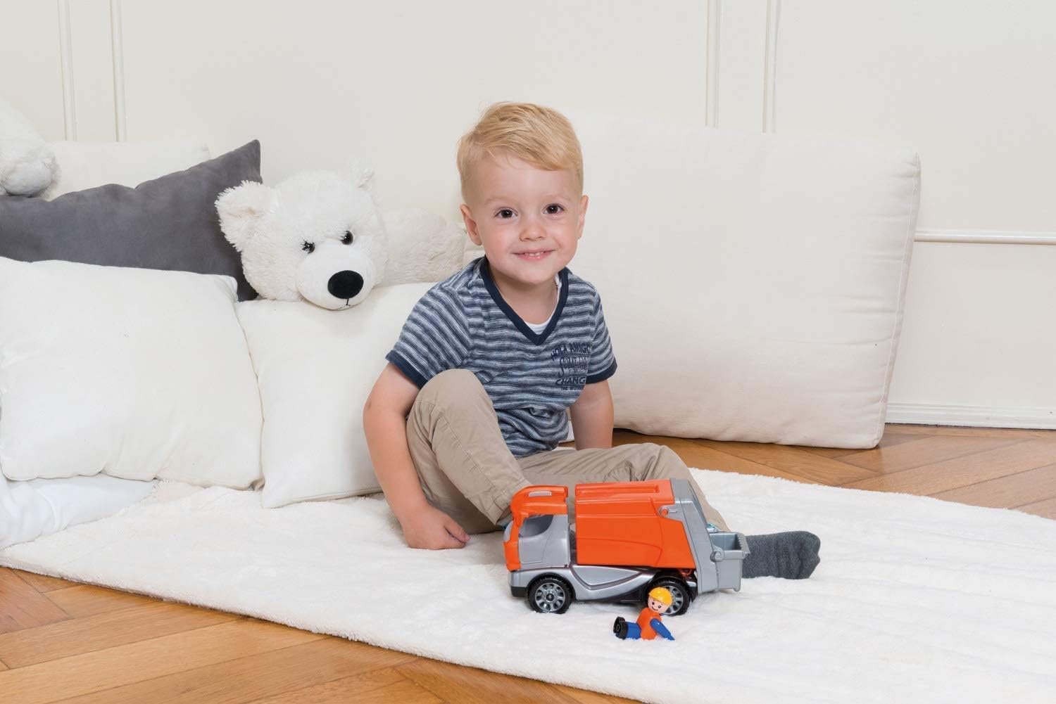 Detalle 2 de Lena Truckies Müllwagen 22 cm