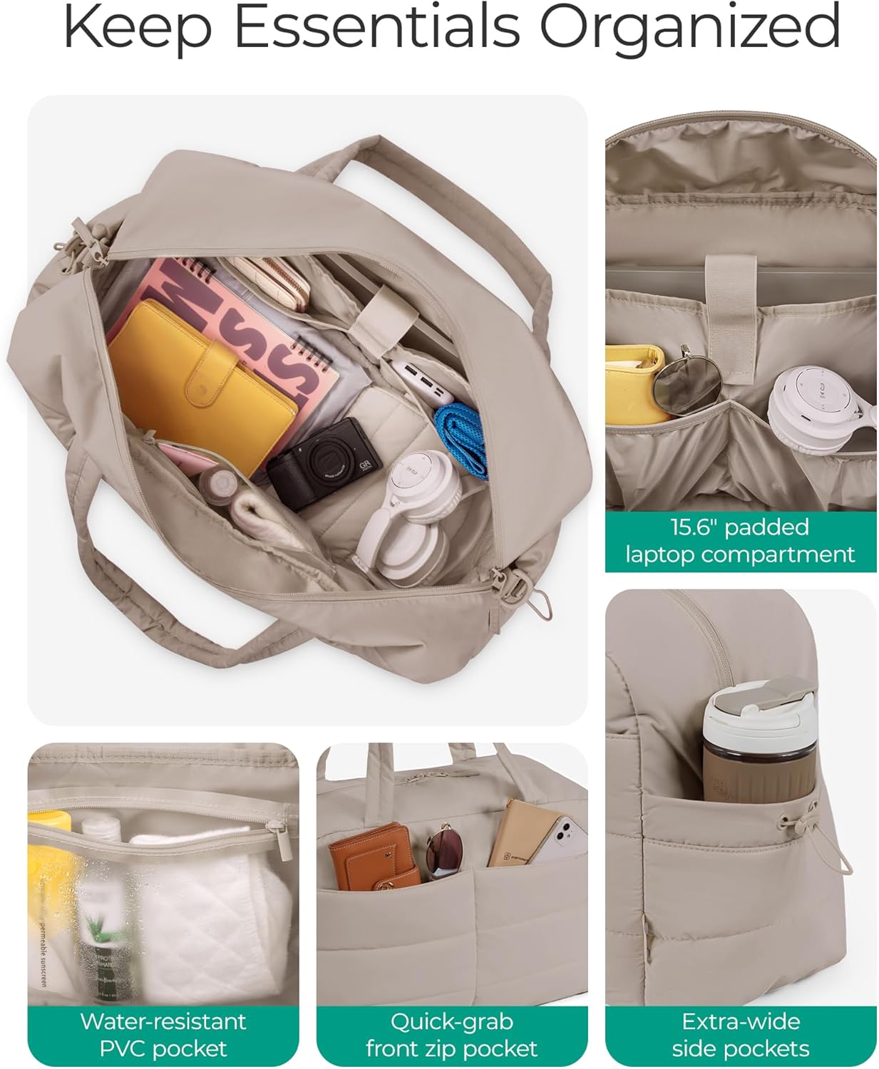 Thumbnail 2 de Bagsmart Reisetasche 31L Wasserabweisend