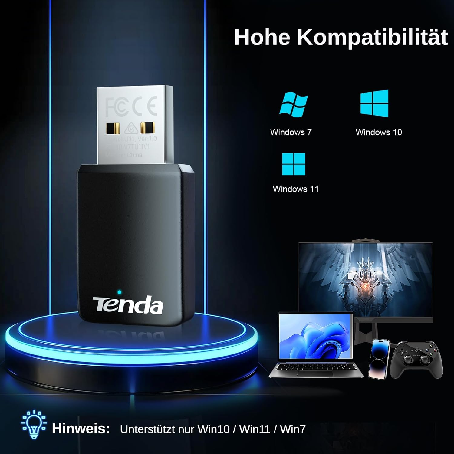 Thumbnail 4 de Tenda AX900 WLAN USB Adapter AX900