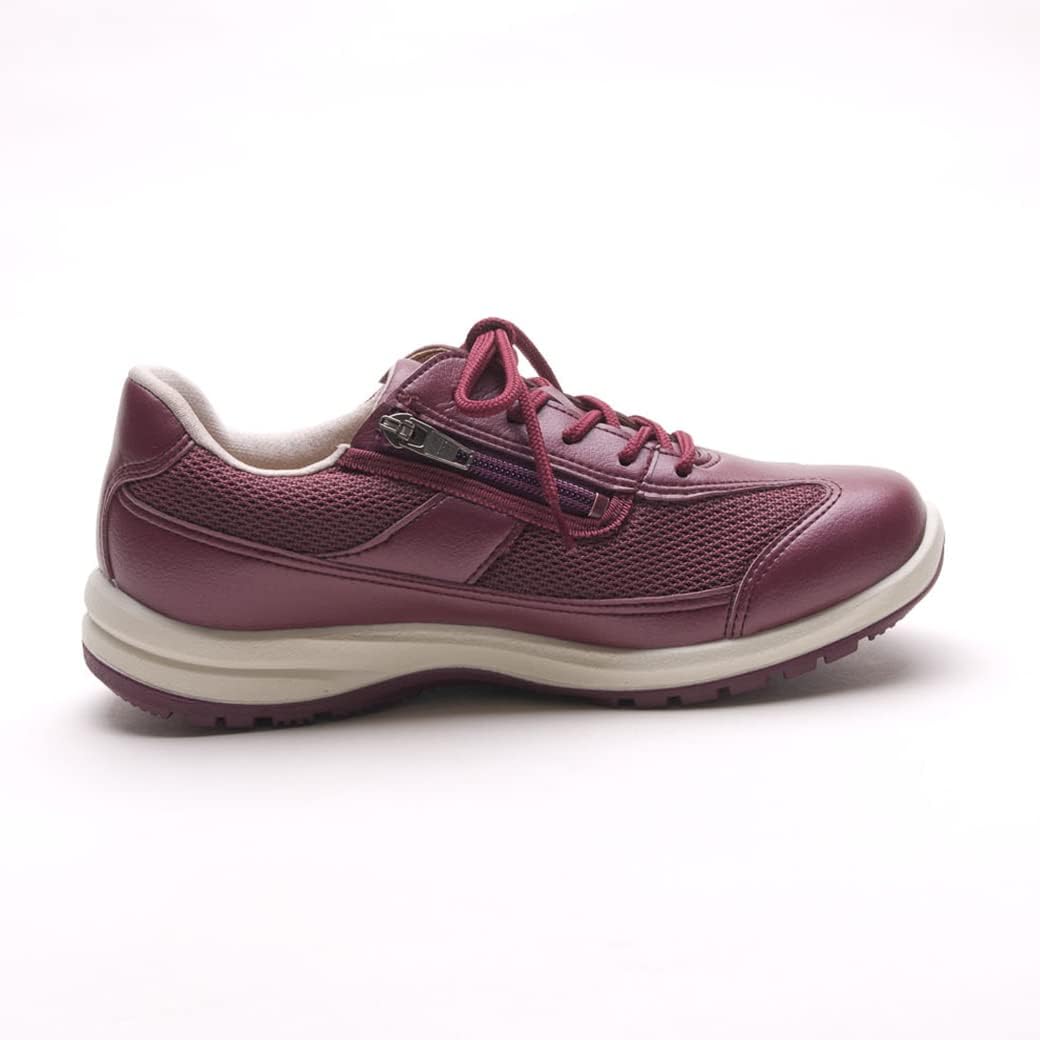 Detalle de ASAHI Medical Walk WK L030 レディースウォーキングシューズ SHM機能・内側ファスナー