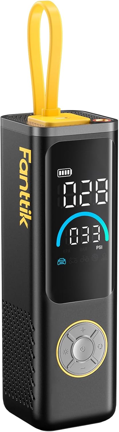 Detalle de Fanttik X9 APEX Portable Tire Inflator 150 PSI ⛽