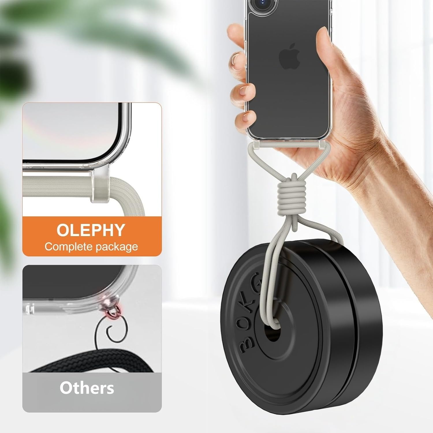 Detalle 2 de OLEPHY Handykette für iPhone 17 Hülle