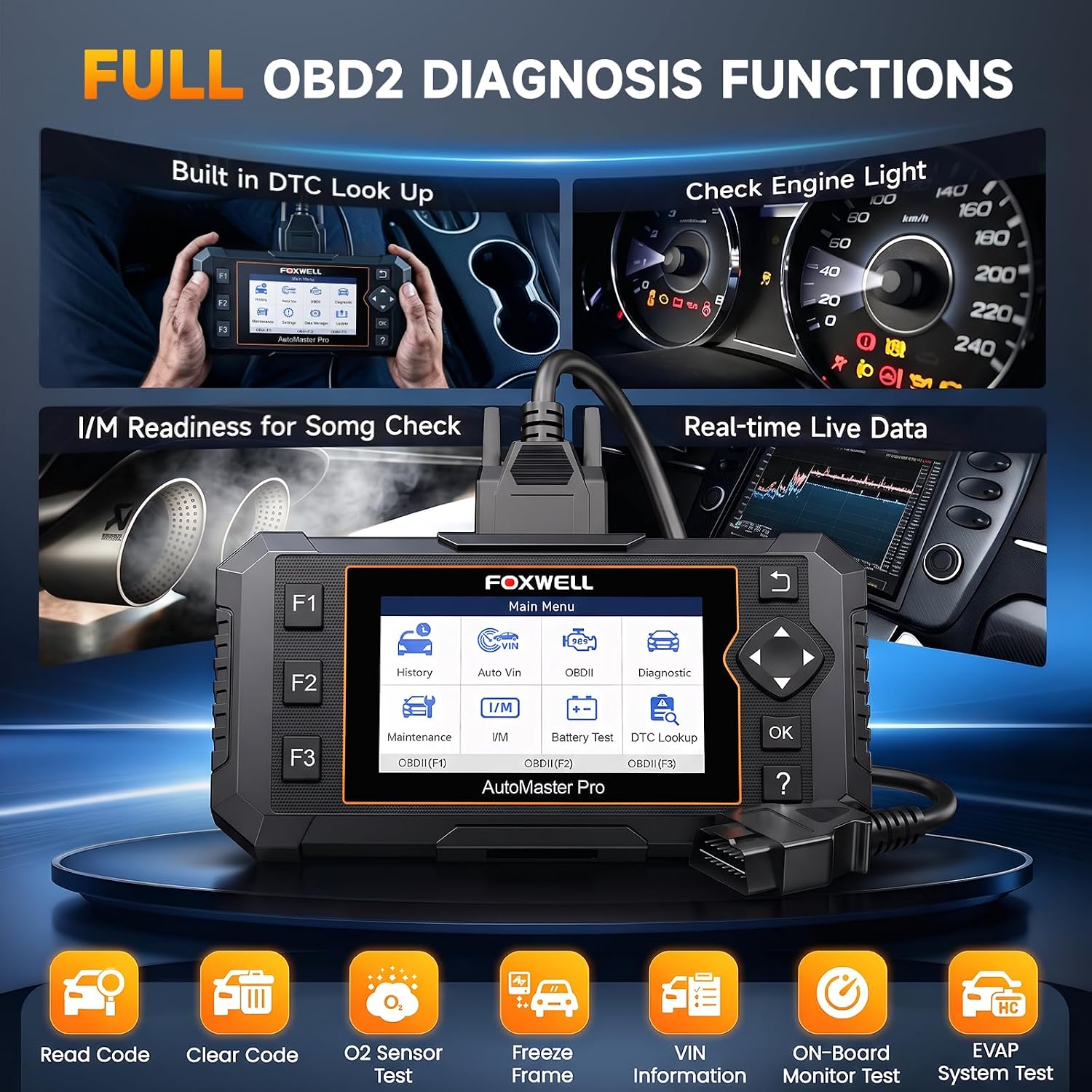 Thumbnail 4 de FOXWELL NT624 Elite OBD2 Scanner 8 Resets
