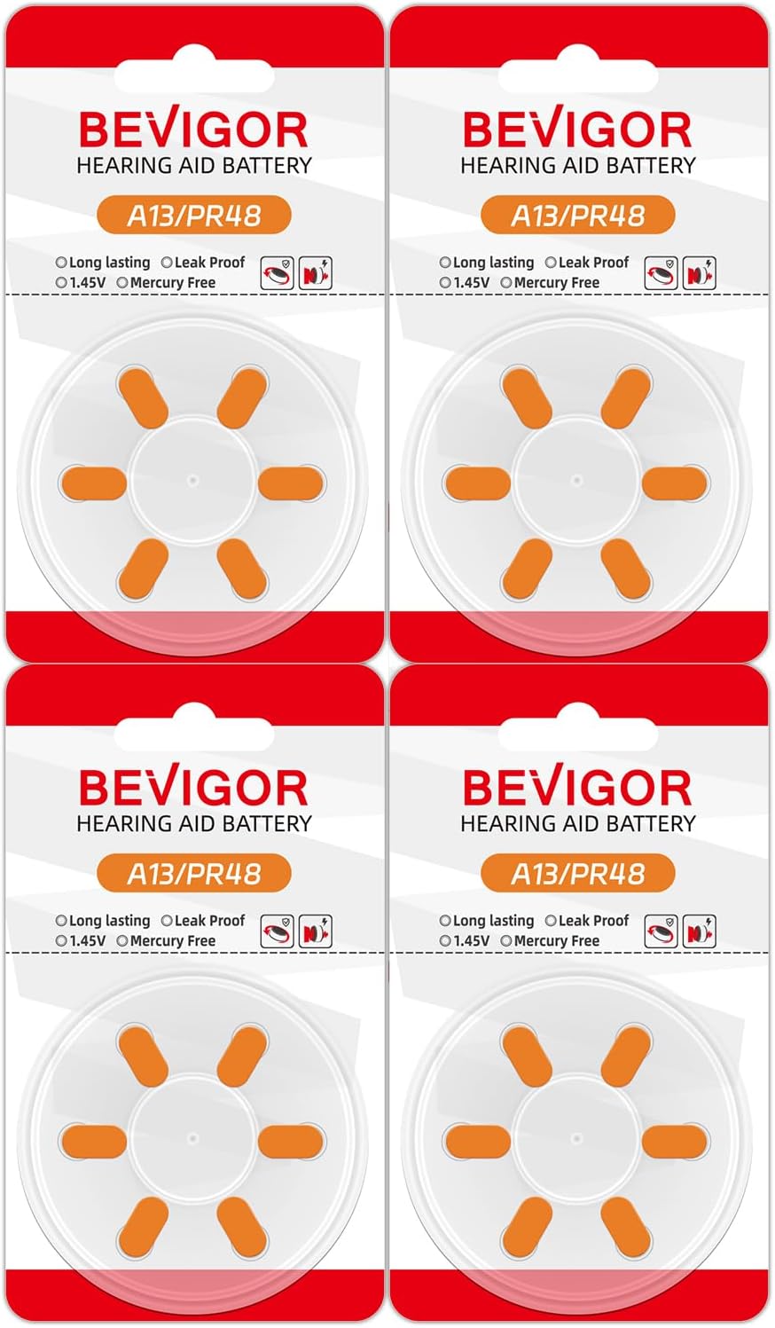 Thumbnail 5 de BEVIGOR 60 13 Hearing Aid Batteries 60 Pack