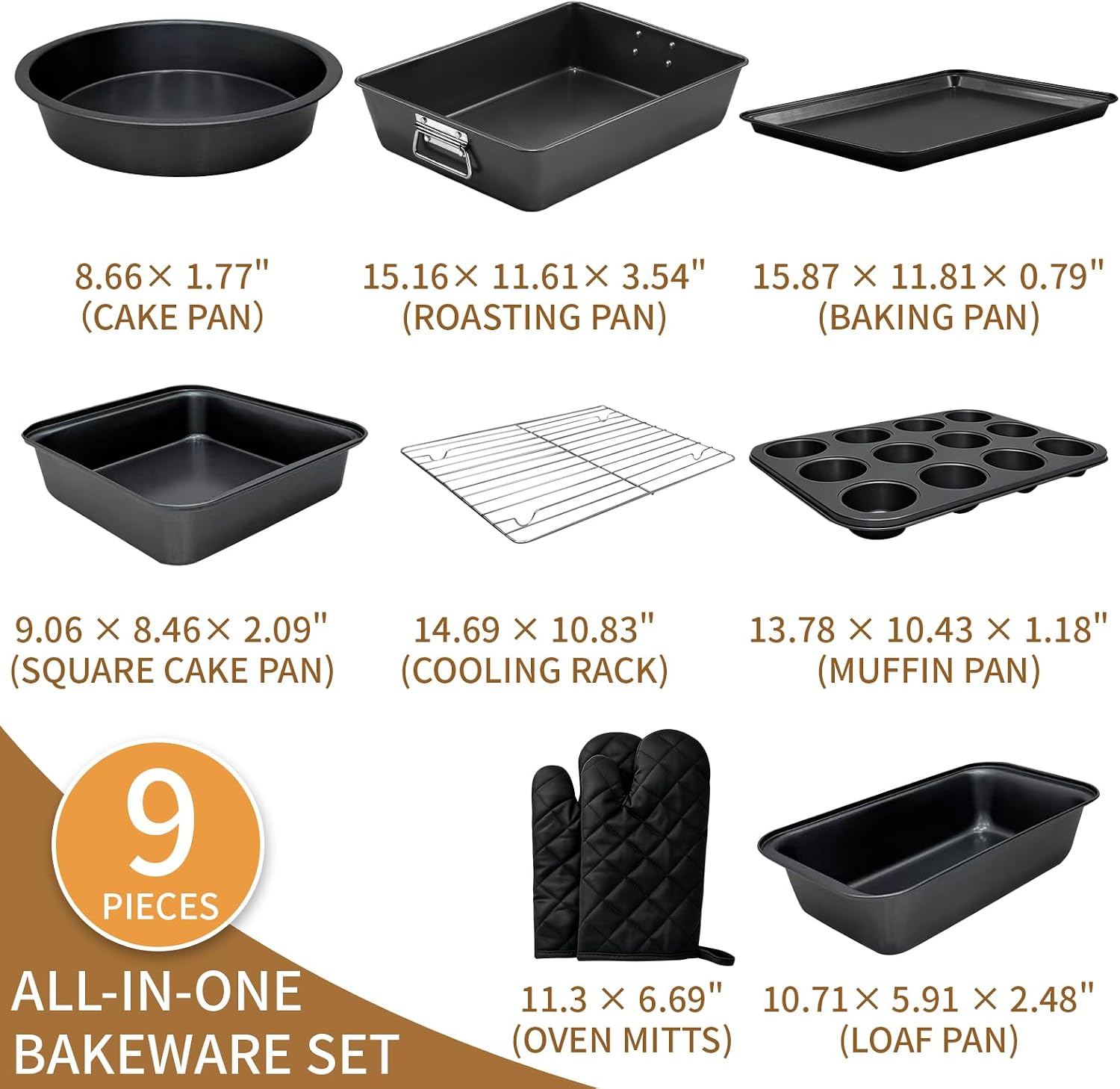 Thumbnail 2 de Greenloom Bakeware Set 9-Piece