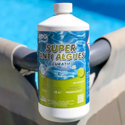 Thumbnail 3 de EDENEA Anti-Algues Piscine — Action Curative contre l’eau verte et trouble (1 L) par EDG by AQUALUX International