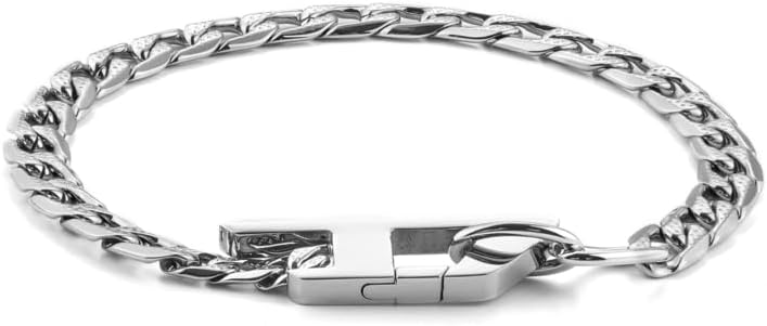 Thumbnail 6 de Diesel Homme Bracelet en acier inoxydable doré avec fermoir en D