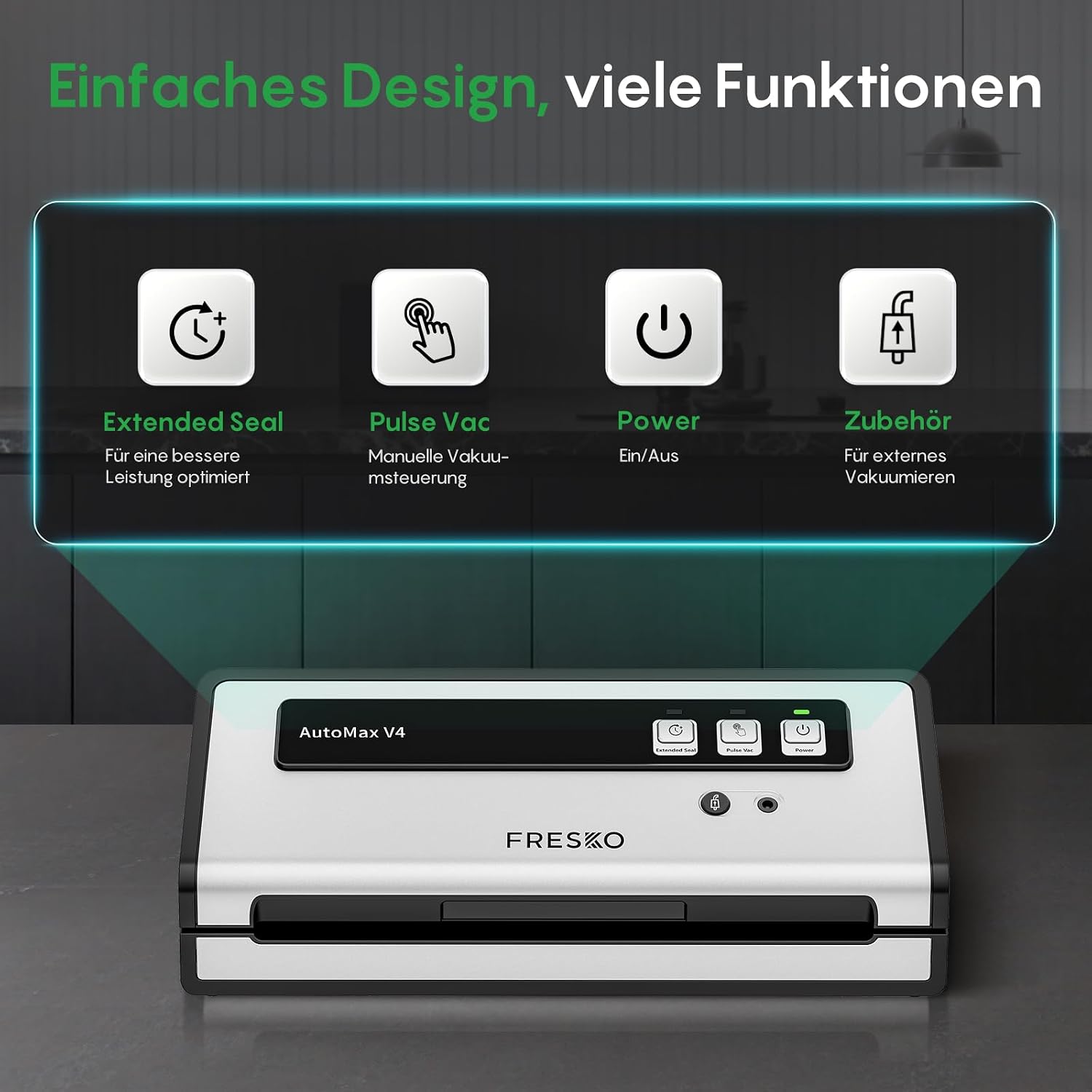 Detalle 2 de Fresko Automax V4 Vakuumierer mit 140 W