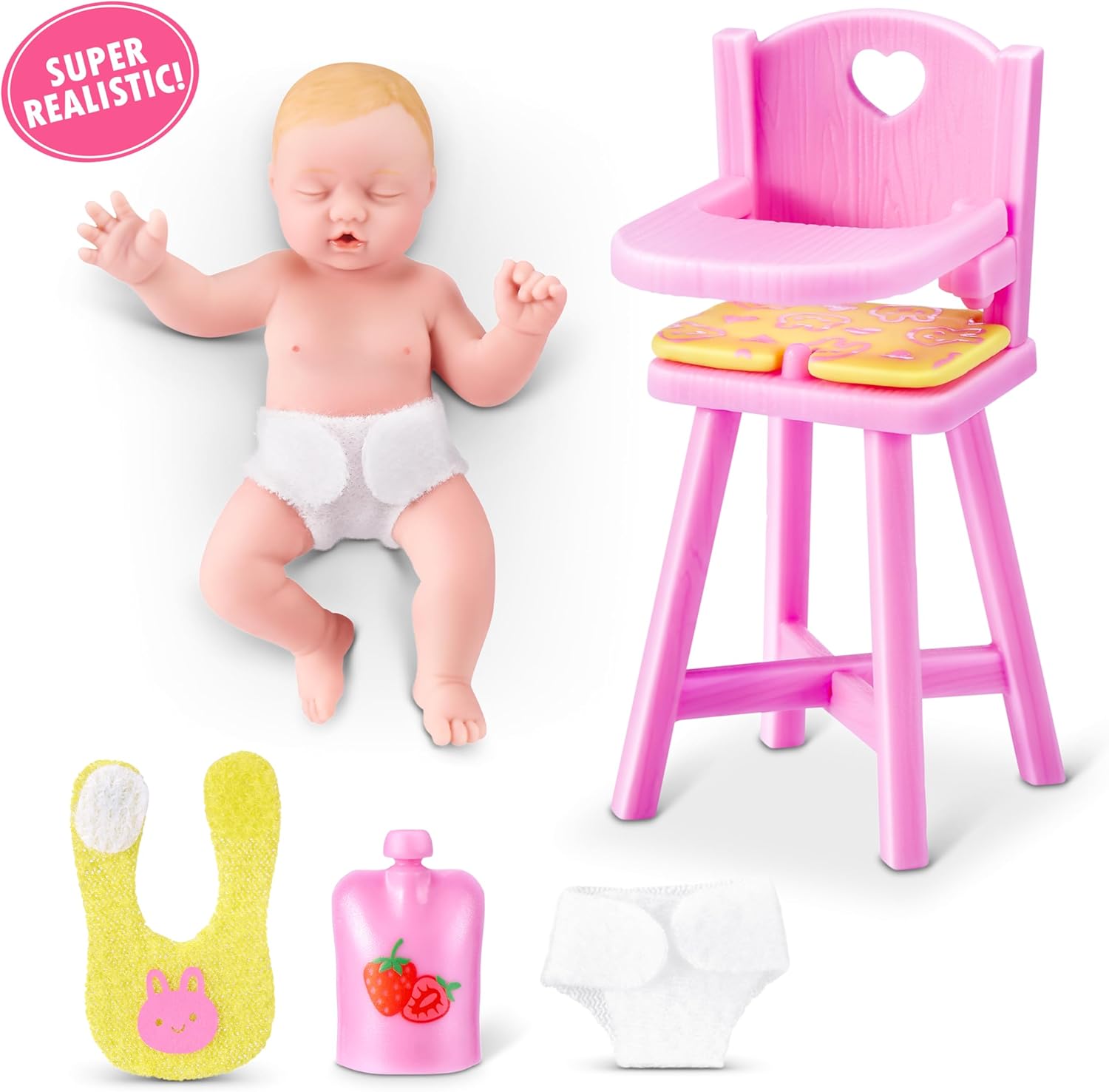 Thumbnail 4 de My Mini Baby Serie 2 (2 Kapsel) von ZURU – Sammelset mit realistischem Mini-Baby und Zubehör
