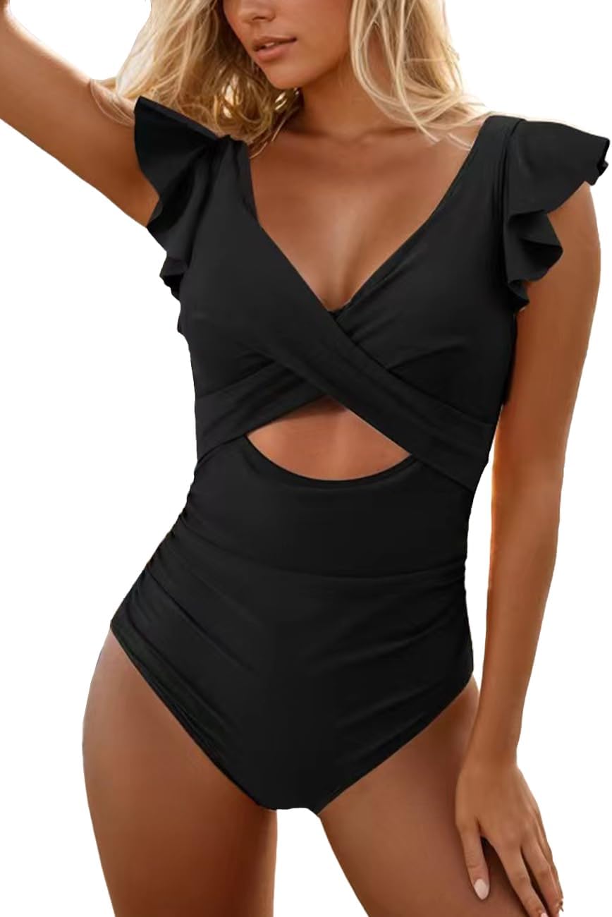 Detalle de NEIOROT One-Piece Swimsuit with V Neck