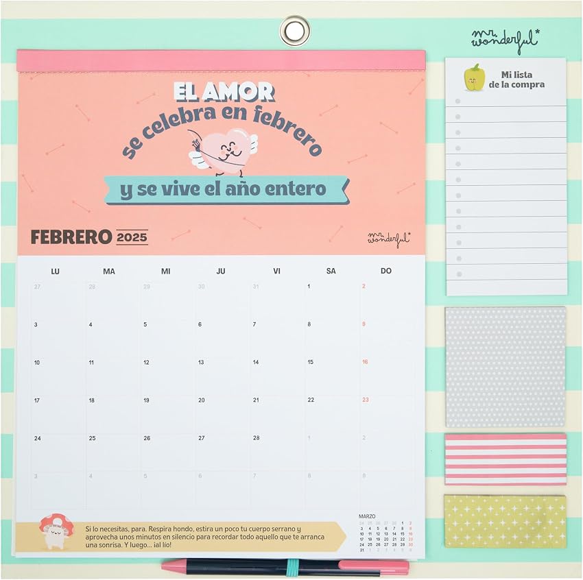 Thumbnail 4 de Mr. Wonderful Calendario pared Rasca‑Rasca 2025 📅